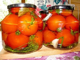 Помидоры с лимонной кислотой